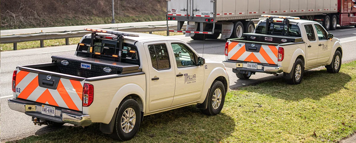 Pillar Road Surveying Trucks Pillar Road Surveying Trucks