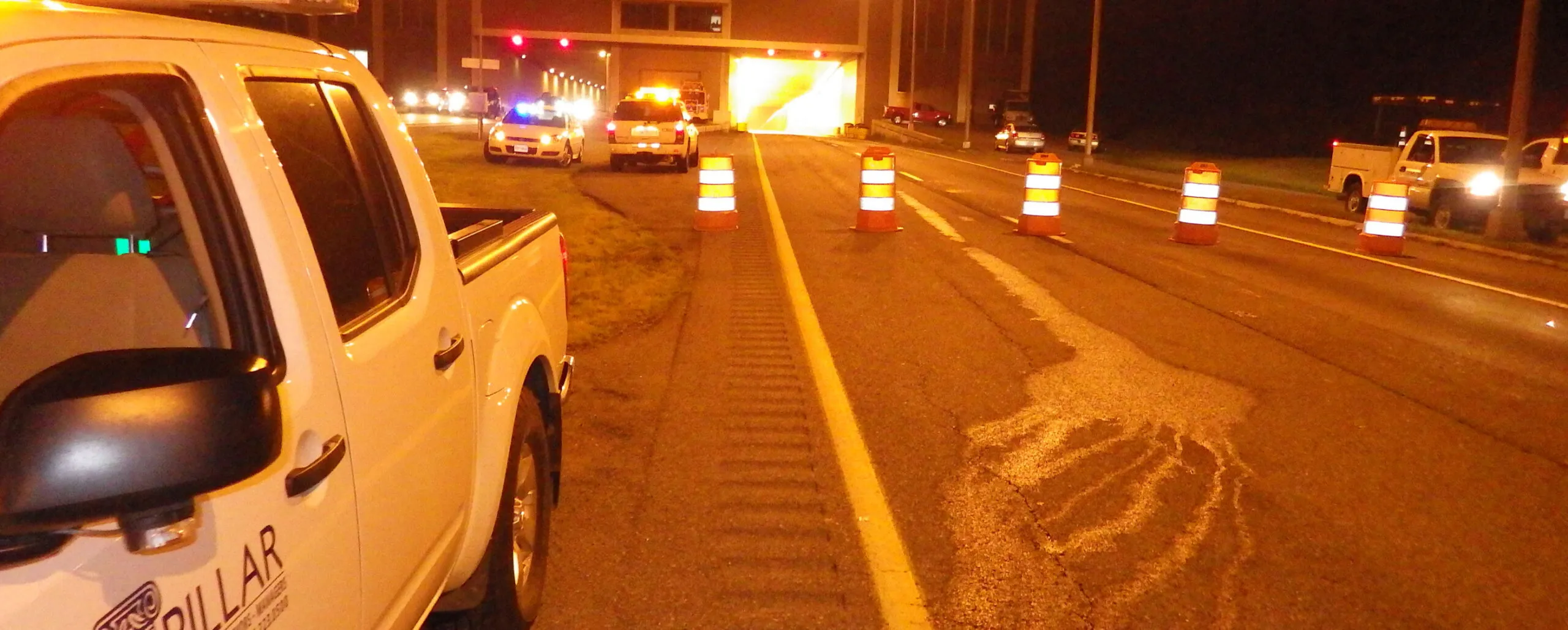 Pillar Truck Tunnel Fire Pillar Truck Tunnel Fire