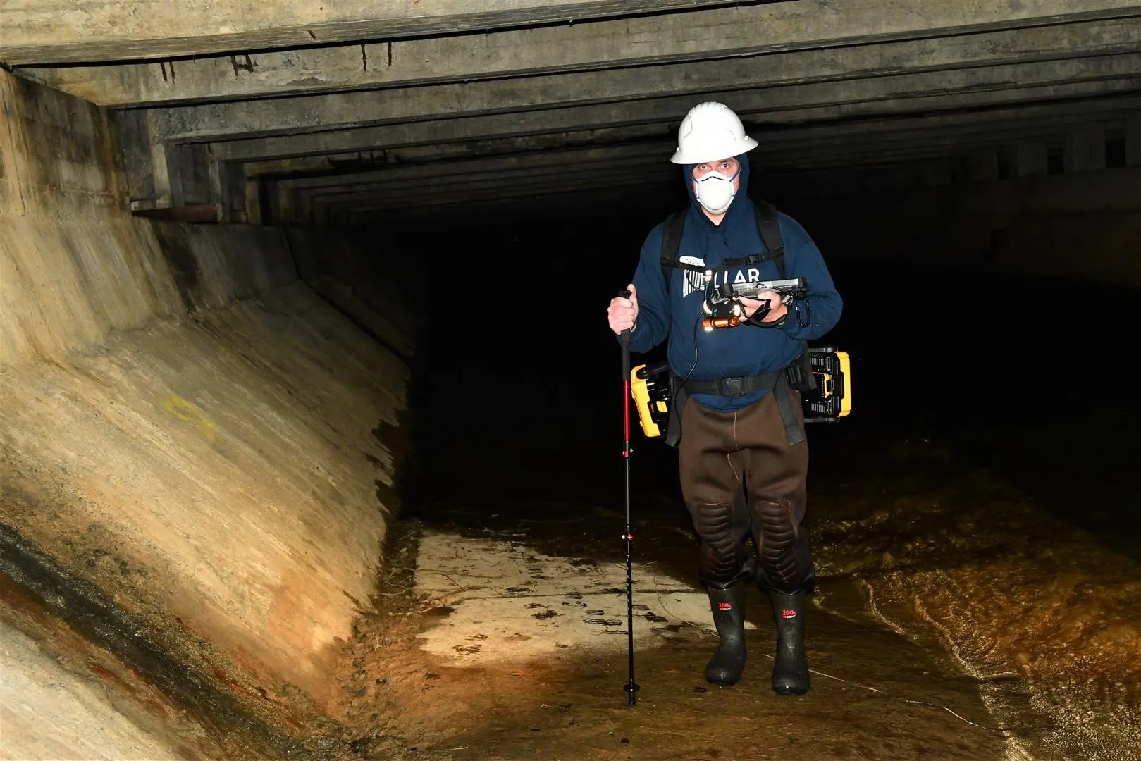 PILLAR Backpack LiDAR in Bridge PILLAR Backpack LiDAR in Bridge