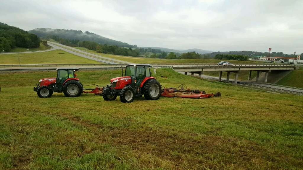 Roadside Mowing on State Route Roadside Mowing on State Route