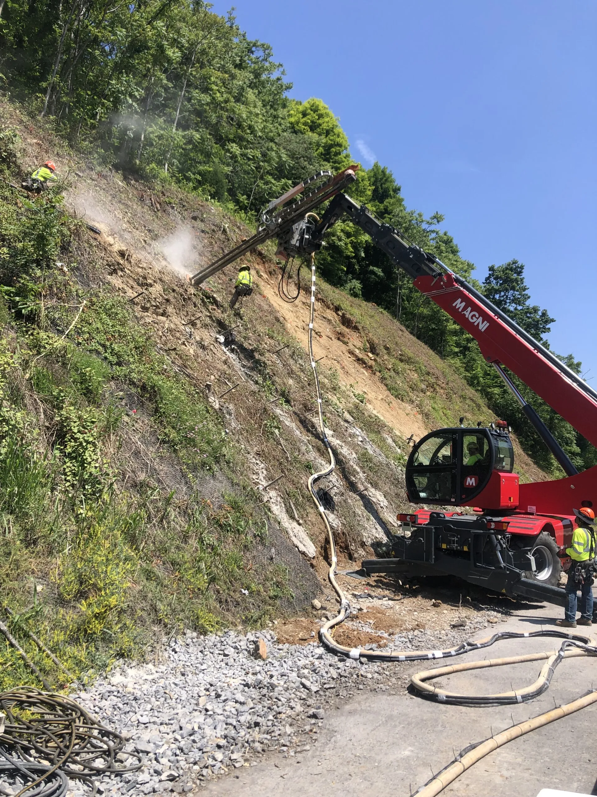 Soil Nailing Along Interstate Soil Nailing Along Interstate