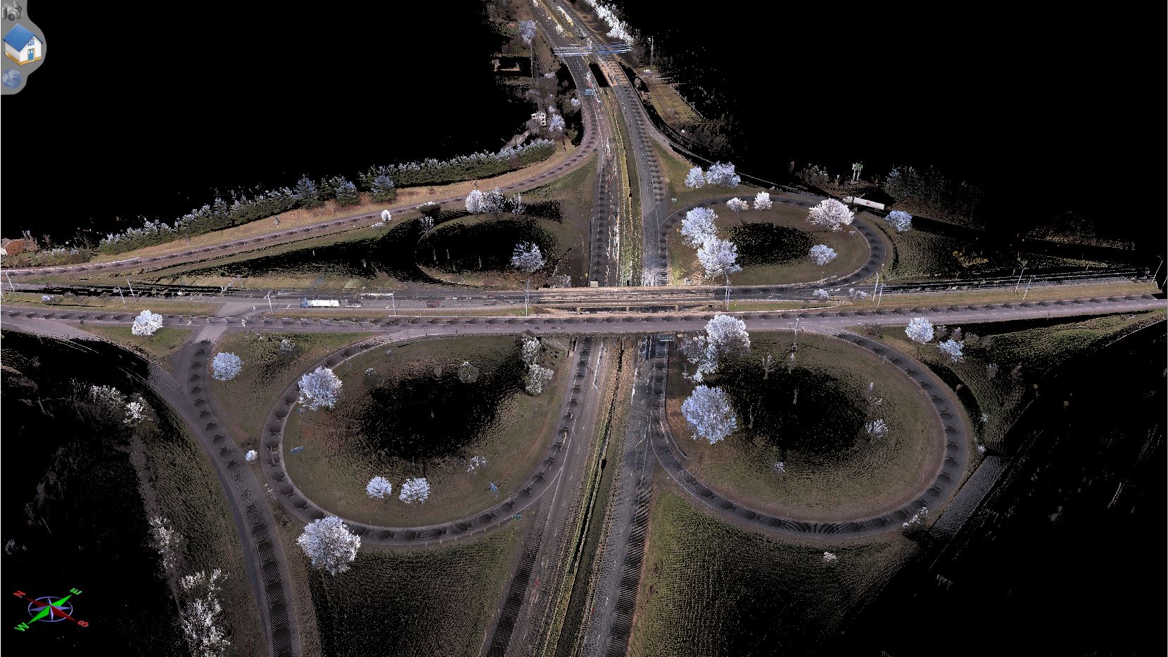 I-77 Clover Aerial Point Cloud