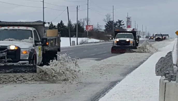 Snow Plows Plowing Snow