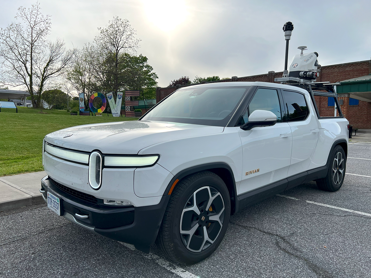 Rivian Mobile LiDAR Truck